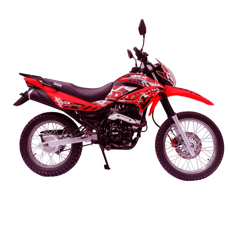 moto-gasolina-DAX-DX250-rojo