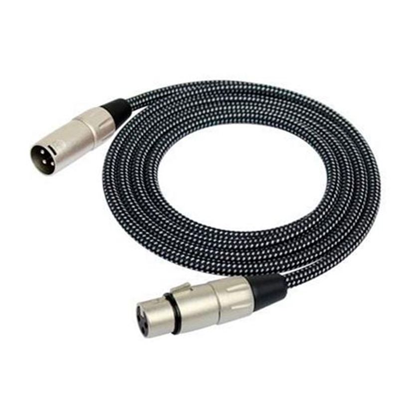 CABLE-KIRLIN-PRO-DELUXE-20AWG-XLR-F---1-4-MONO--MW280-6MBK